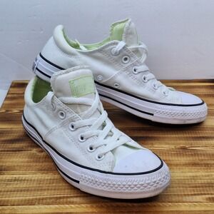 Converse Chuck Taylor All Star Madison 551520F Women 9 Off White Lime Green Shoe